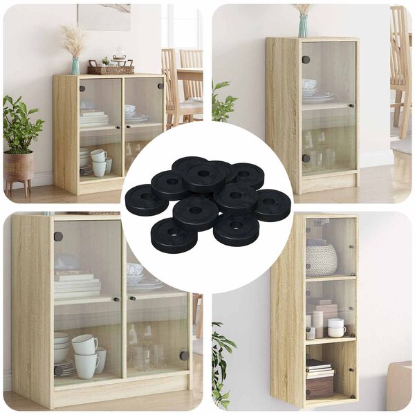 vidaXL geschikt voor vlakke ringen 36000 pcs Zwart &empty;15 x 3 mm