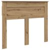 vidaXL Hoofdbord Artisan Eiken Bewerkt hout