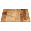 vidaXL Tafelblad met natuurlijke rand 70x60x3,8 cm massief mangohout