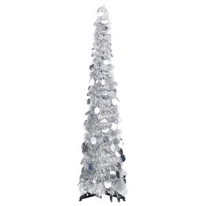 vidaXL Kunstkerstbomen PET Silver