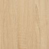 vidaXL Dressoir 36x35,5x67,5 cm bewerkt hout sonoma eikenkleurig