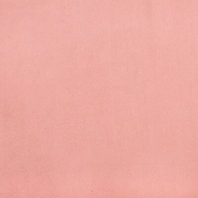 vidaXL Bedframe fluweel roze 200x200 cm