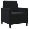 vidaXL Bank met opslag Zwart 72 x 78 x 87 cm Polyester