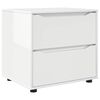 vidaXL Opbergkast 60 x 48 x 57 cm Bewerkt hout Hoogglans wit