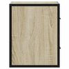 vidaXL Nachtkastje wandgemonteerd 40x31x39,5 cm sonoma eikenkleurig