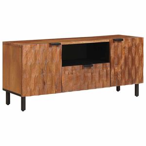 vidaXL TV-kast met lade Acacia Bruine Afwerking 105 x 33 x 46 cm