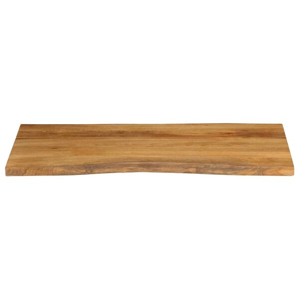 vidaXL Tafelblad met natuurlijke rand 120x60x2,5 cm massief mangohout