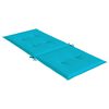 vidaXL Stoelkussens 4 st hoge rug stof turquoise