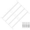 vidaXL Beveiligingsrooster voor ramen met 4 kruisbalken 3 pcs 43-74 cm