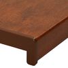 vidaXL Raamsokkel Bruin Hout 60 x 50 x 4,5 cm PVC