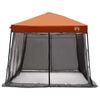 vidaXL Camping Tent Set 2 st 6-persoons Oranje Taffeta en Stof