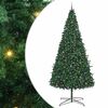 vidaXL Kerstboom met decoratieve slingerlichten Groen 400 cm PVC
