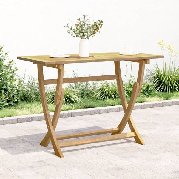 vidaXL Tuintafel inklapbaar 110x55x75 cm massief acaciahout