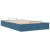 vidaXL Ottoman bedframe zonder matras 120x200 cm fluweel donkerblauw