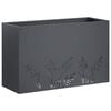 vidaXL Plantenbak Antraciet 80 x 20 x 49 cm Koudgewalst staal