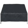 vidaXL Tuinbankhoes Zwart 130 x 95 x 40 / 80 cm 420D Oxford Stof