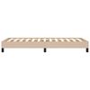 vidaXL Bedframe kunstleer cappuccinokleurig 80x200 cm