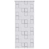 vidaXL Rolgordijn voor douche 80x240 cm vierkant