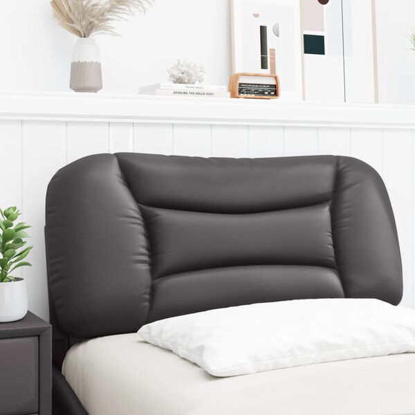 vidaXL Hoofdbordkussen "Hvar" 80 cm kunstleer grijs