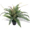 vidaXL Kunst varen plant met pot 60 cm groen