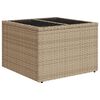 vidaXL 11-delige Tuinset met kussens poly rattan beige