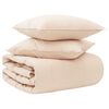 vidaXL Dekbedset 2 st 135 x 220 cm Alle seizoenen Kapokvezel Beige