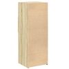 vidaXL Hoge kast 45x42,5x124 cm bewerkt hout sonoma eikenkleurig