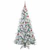 vidaXL Kunstmatige Inklapbare Kerstboom Groen 180 cm PE en PVC
