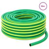 vidaXL Tuinslang 5-Lags Groen en Geel 1 / 2'' 10 m PVC