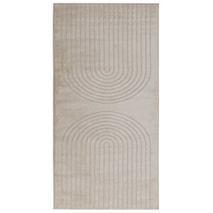 vidaXL Vloerkleden Rechthoekig HUARTE Beige 150 x 80 cm Polyester
