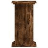 vidaXL Plantenstandaard 33x33x60 cm bewerkt hout gerookt eikenkleurig