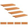 vidaXL Trapmatten 8 st Licht Bruin 70 x 30 x 2 cm Massief beukenhout