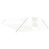 vidaXL Tuinkas met stalen frame 56 m&sup2; 14x4x2 m wit
