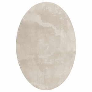 vidaXL Vloerkleden Ovaal HUARTE Beige 120 x 170 cm 100% Polyester