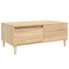 vidaXL Salontafel 90x50x36,5 cm bewerkt hout sonoma eikenkleurig