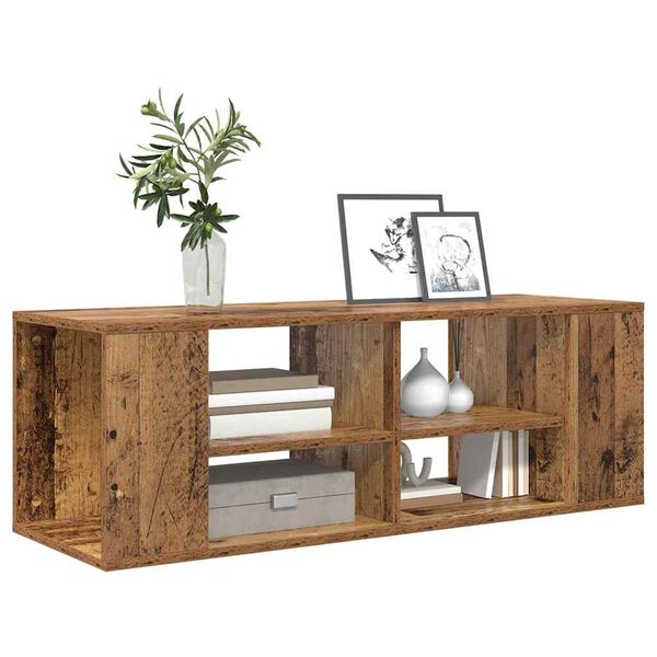 vidaXL Tv-meubelset Oud Hout 102 x 35 x 35 cm Bewerkt hout