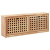 vidaXL Schoenenopbergbank 94x20x38 cm massief walnotenhout
