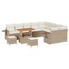 vidaXL Tuinbankenset 12 st 11-Aantal zitplaatsen Beige en Cr&egrave;me