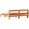vidaXL Bedframe zonder matras massief grenenhout wasbruin 180x200 cm