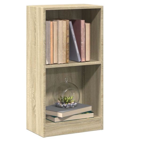 vidaXL Boekenkast 40x24x75 cm bewerkt hout sonoma eikenkleurig