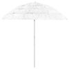 vidaXL Strandparasol Hawa&iuml; 240 cm wit