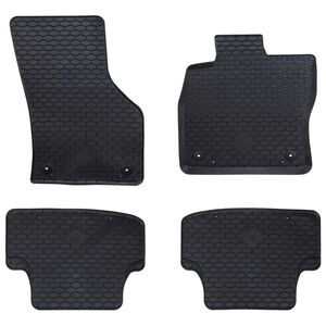 vidaXL Autovloermat 4 stuks Zwart geschikt voor Audi A3 2012-2020 Rubber