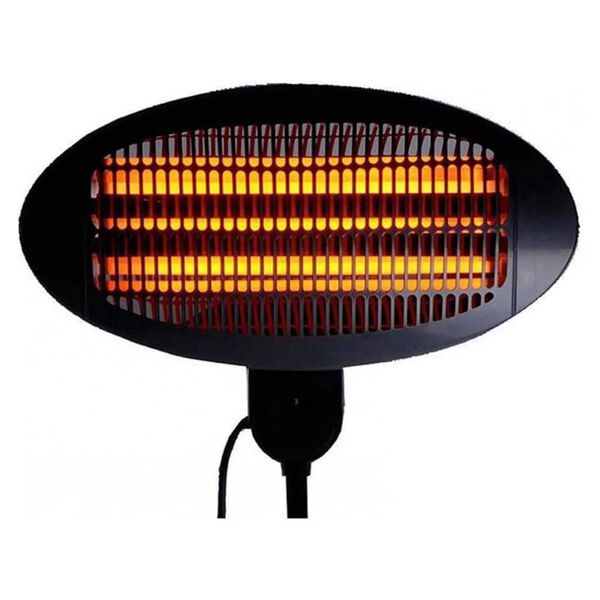 Excellent Electrics Terrasverwarmer staand 2000 W quartz zwart