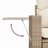 vidaXL Tuin Sofa Set 9 pcs Beige poly rattan
