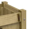 vidaXL Plantenbak 31x31x31 cm ge&iuml;mpregneerd grenenhout