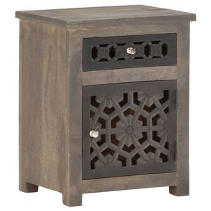 vidaXL Nachtkastje 40x30x50 cm massief mangohout