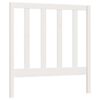 vidaXL Hoofdbord 95x4x100 cm massief grenenhout wit