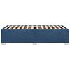 vidaXL Bedframe zonder matras 90x190 cm stof blauw