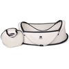 DERYAN Reisbedje pop-up Infant Baby met klamboe cr&egrave;me