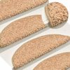 vidaXL Trapmatten 30 st 65x21x4 cm Goud Halfrond Groot